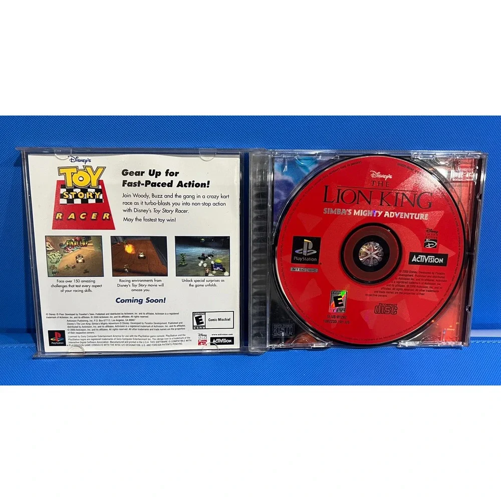 Disney's The Lion King Simba's Mighty Adventure Sony PlayStation PS1 SLUS-01282